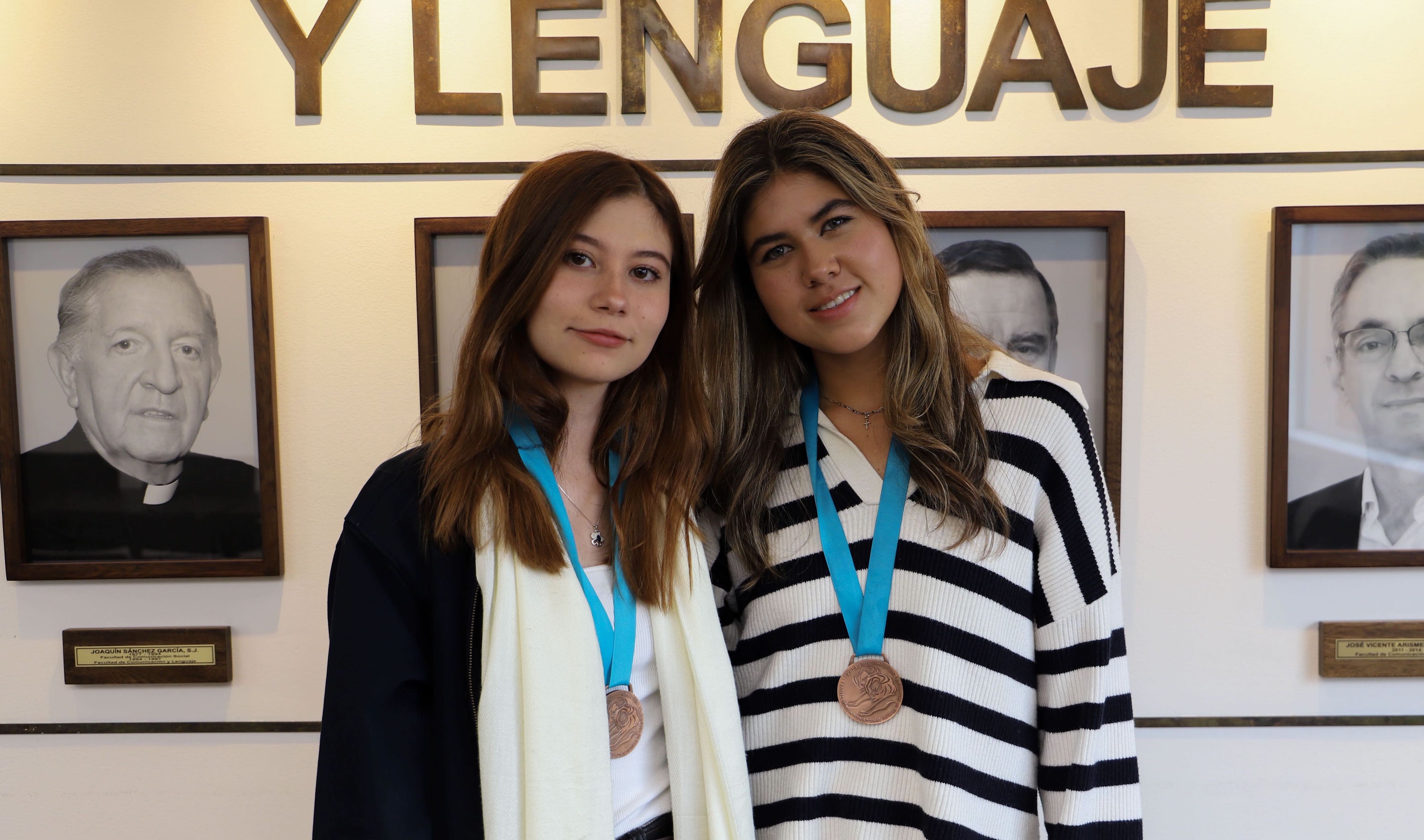 María Alejandra Cabrera y Mariana Carolina Rodríguez, estudiantes de Comunicación Social, ganaron el bronce en el concurso Young Lions Colombia. #Estudiantes FCyL